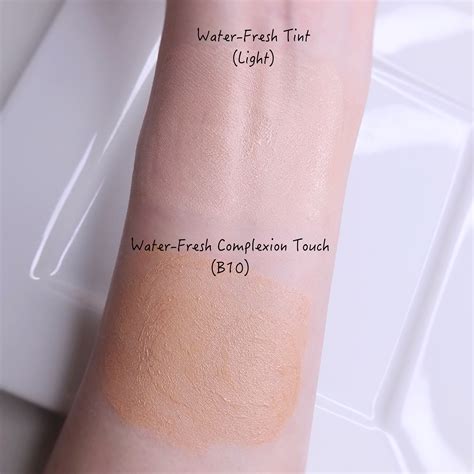 chanel les beige complexion touch|chanel water fresh tint shades.